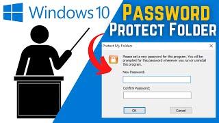 How To Password Protect A Folder In Windows 10 Without Software