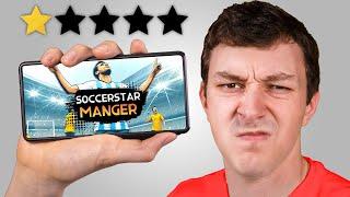 I Tried the WORST Football Manager Mobile Games