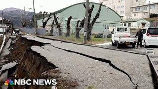 Earthquakes in Japan leave at least three dead and thousands without power