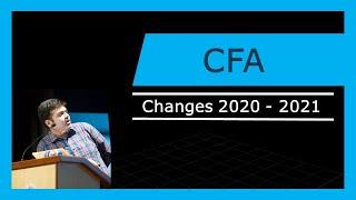 CFA  | Changes 2020-21