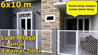 Rumah ini KEREN - Lahan 6x10 bisa 4 kamar tidur ?