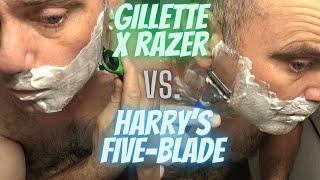 Harry's Five-Blade Razor Vs Gillette Labs X Razer | Razor Designed for Skaters!!