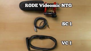 Rode Videomic NTG Extention SC1 VC1 Test