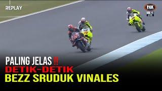 Motogp australia 2024 | detik-detik morid Rossi | bezzecchi sruduk Vinales