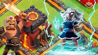 ЭЛЕКТРОТИТАНИДА ПРОТИВ ТХ10,9,11 CLASH OF CLANS