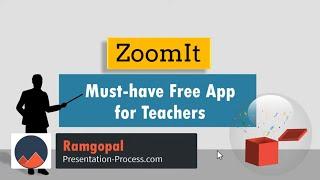 Must Have Free App for Teachers [Zoomit Tips & Tricks]