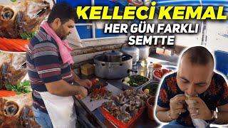 Hergün Başka Bir Semt Pazarında Duran Kelleci Kemal!!! | Adana Sokak Lezzetleri