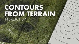 How to Generate A Contour Map with Sketchup