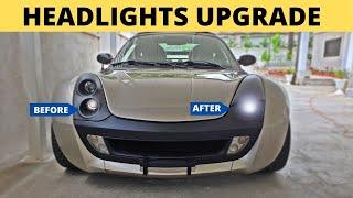 Installing Bi-Halogen Headlights on Smart Roadster