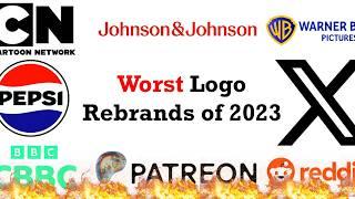 Worst Logo Rebrands of 2023