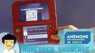 Anemone QR Update: Custom Theme & Splash Screen Manager - Themelys Rival | 3DS Homebrew Showcase