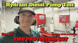 FIRE HYDRANT PUMP SYSTEM - HOW TO TEST A HYDRANT DIESEL PUMP