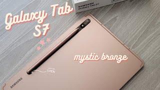 Samsung Galaxy Tab S7 Mystic Bronze Unboxing