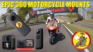 Insta360 X3, One RS, One X2, One R & GoPro Max | EPIC Motorcycle Mounting Options