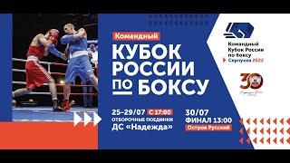 Командный Кубок России по боксу среди мужчин. Ринг "Б". Серпухов. День 1.