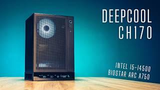 Deepcool CH170 | Biostar Intel ARC 750 | AIPC Playground | Chill ITX ASMR PC Build