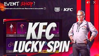 KFC Lucky Spin Crate Opening PUBG MOBILE