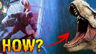 *SOLVED!* How the T-Rex REALLY got over the DROP OFF in Jurassic Park