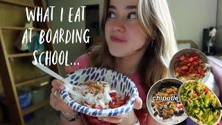 WHAT I EAT IN A WEEK *boarding school*