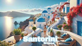 Santorini, Greece  - A Playground From Paradise - 4K HDR Walking Tour