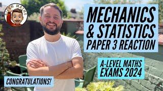 You made it! ️ Paper 3 Reaction: A-Level Maths Exams 2024 [Edexcel] 