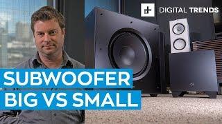 Big Subwoofer vs Small Subwoofer: Comparison