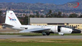 NASA Martin WB-57F Canberra Returns to Skies, Making its First Flight in 41 Years