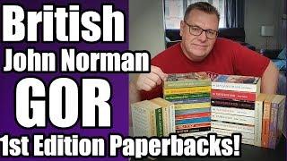 The British Gor Paperbacks Of John Norman In 1st Edition - Chronicles Of Tarl Cabot!