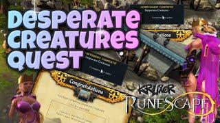 Desperate Creatures Quest - Full Length Guide - Runescape 3