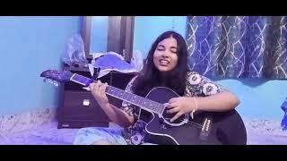 Swapno Nil স্বপ্ন নীল~Poran Jai Jolia Re | Dev Subhashree | Female acoustic guitar cover by Tanisha