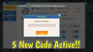 New Update!! 5 Code Redeem Active - Mythic Samkok (Android)