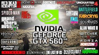 GeForce GTX 560 in 2024 - Test in 29 Games