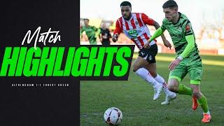 Match Highlights | Altrincham 1-1 Forest Green