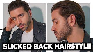 The Perfect Slicked Back Hairstyle Tutorial | Men's Hair 2021