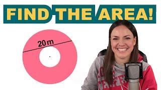 Find the RED area! – Geometry problem