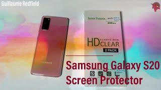 Samsung S20 Glass Screen Protector Installation (Case Compatible)