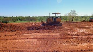 Dozer dirt work, striping top soil up in Landrum prepping for a home site