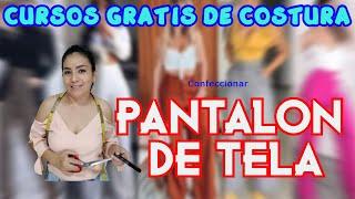 COMO HACER UN PANTALON DE TELA FEMENINO