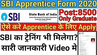 SBI Apprentice Form Kaise Bhare|SBI Apprentice Online Form2020|How To Fill SBI Apprentice FormOnline