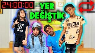 24 SAAT BOYUNCA YER DEĞİŞTİRDİK ! ROLLER DEĞİŞİYOR