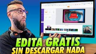  Editor de VIDEOS sin DESCARGAR NADA (ONLINE) y GRATIS  [2023]
