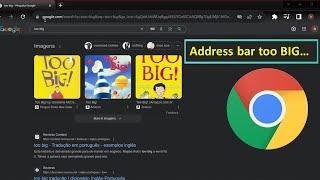 Chrome address bar is too BIG (or too small): Quick Fix!