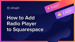 How to Add Radio Player Plugin to Squarespace