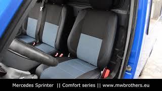 Mercedes Sprinter seat covers MW Brothers Leather interior Comfort