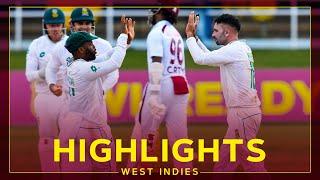 Maharaj Picks up 3-Fer & Carty Hits 42 | Highlights | West Indies v South Africa | 1st Test Day 3