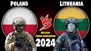 Poland vs Lithuania Military Power Comparison 2024 | Lithuania vs Poland Military Power 2024