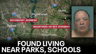 Sex offender in Mesquite kidnapping case found living near parks, schools