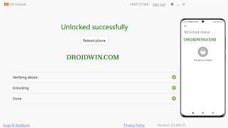 Unlock Bootloader on any Xiaomi/Redmi/Poco/Mi via Mi Unlock Tool