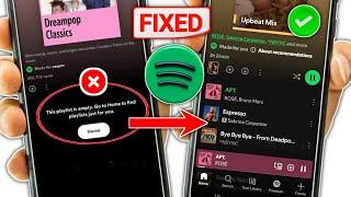 How to Fix Spotify mod apk Not Working | Spotify Free Premium 2025 | Spotify Playlist Empty Problem