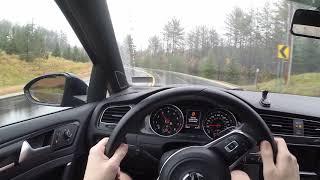 APR Stage 2 Mk7 GTI - Rainy POV Drive